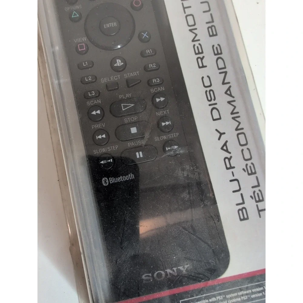 Sony PS3 PlayStation 3 Bluetooth Blu-ray Disc Media Remote Control NEW SEALED